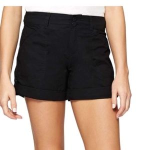 Anthropologie Sanctuary Cuffed shorts black (28)
